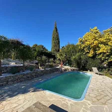 Nouveau A La Location Climatisee Avec Piscine, Plage Et Commerces Accessibles A Pieds Grimaud