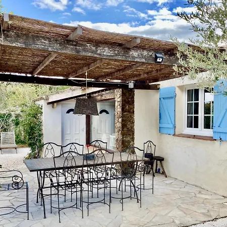 Nouveau A La Location Climatisee Avec Piscine, Plage Et Commerces Accessibles A Pieds Vila Grimaud